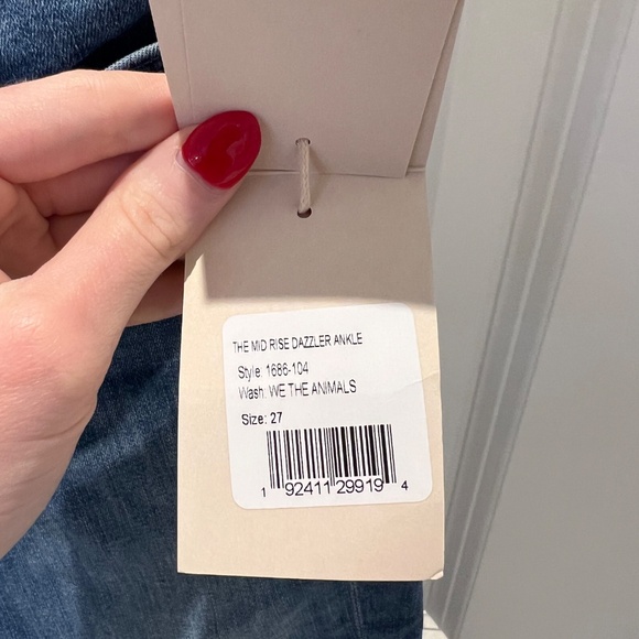 MOTHER The Mid Rise Dazzler Ankle in We The Animals, Size 27 (NWT) - Picture 6 of 8